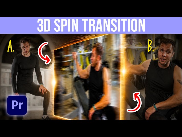 How To Create A 3D Spinback Transition In Premiere Pro