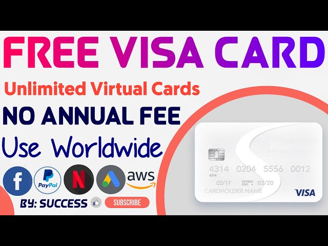 How to Get Free Visa Card | free credit card | virtual credit card | Get free VCC | Get free VVC