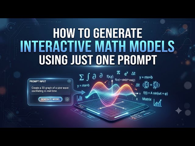 One Prompt-ல் Interactive Math Visualization உருவாக்குவது எப்படி? #gemini 