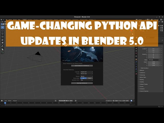 Blender 5.0 Python API Explained: Breaking Changes You NEED to Know!