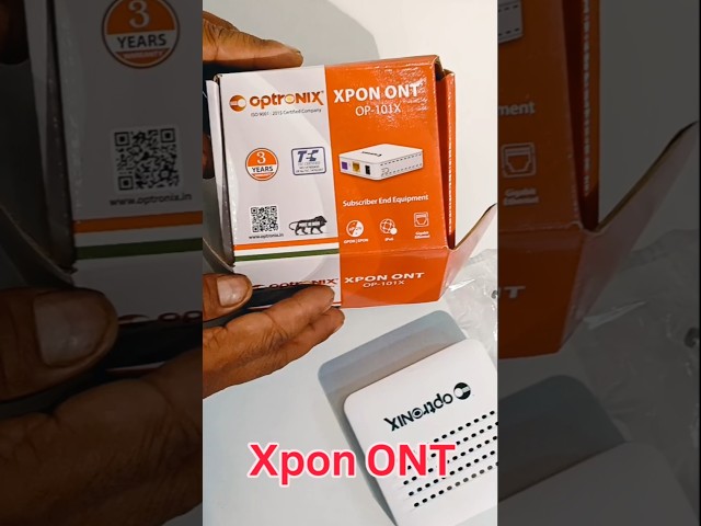 XPON ONT Optronix #internet #isp #tech #shorts #ytshorts #youtubeshorts