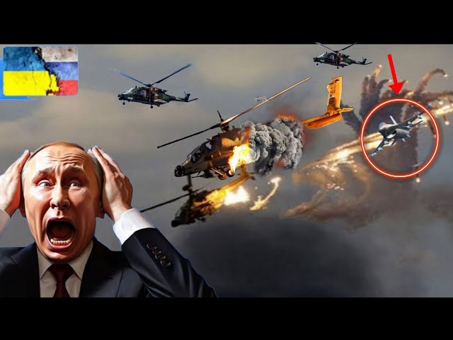 Horrifying Moment, 500 Russian KA-52 Helicopters Destroyed by US F-16