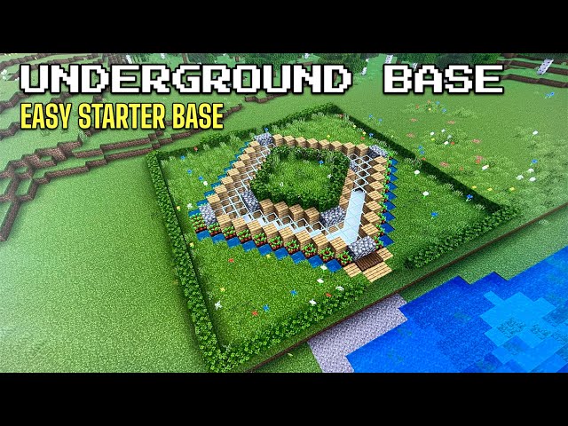 Minecraft Tutorial: How To Build A Underground Base