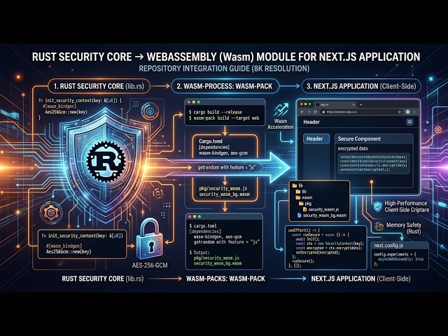 Secure Core FFI: AES-256-GCM Research Lab Demo | Rust, WebAssembly & Node.js