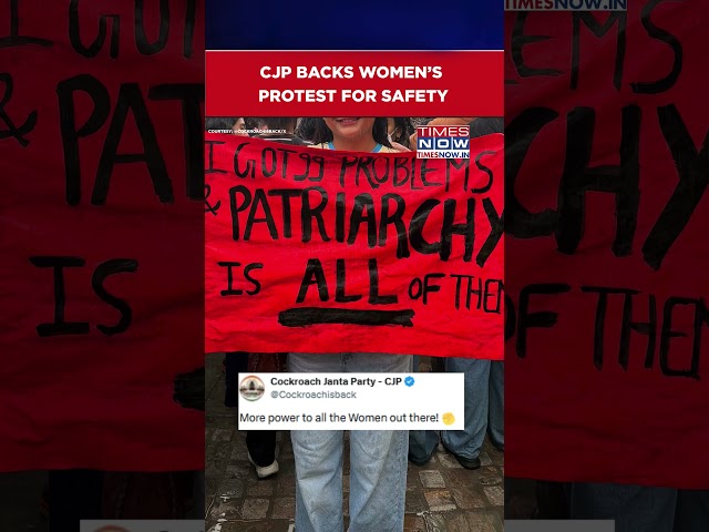 CJP Backs Women’s Protest For Safety, 'Har Ghar Samajhdaar Ladka Yojna...’ | Watch #shorts