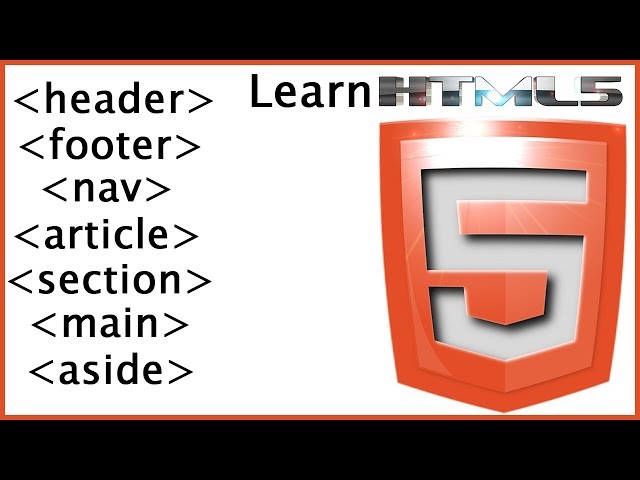 HTML5 Semantic Markup Tags & Layout - HTML Tutorial for Beginners