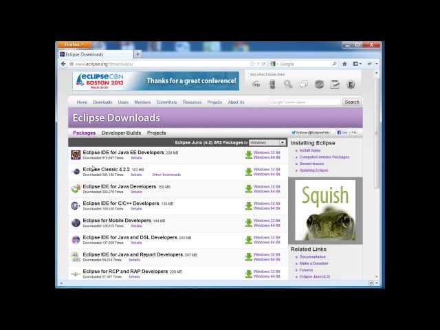 Java Training - How to install Eclipse and how to create a Basic Java Program
