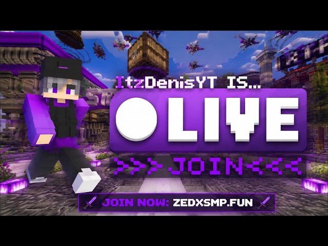 🔴 ZEDXSMP 🔴Come and try out this server Java/Bedrock VC