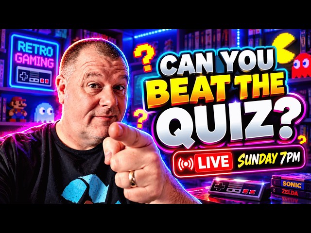 Can You Beat Me Tonight? 🎮 Retro Quiz, The Price Is Right & GamesMaster LIVE!