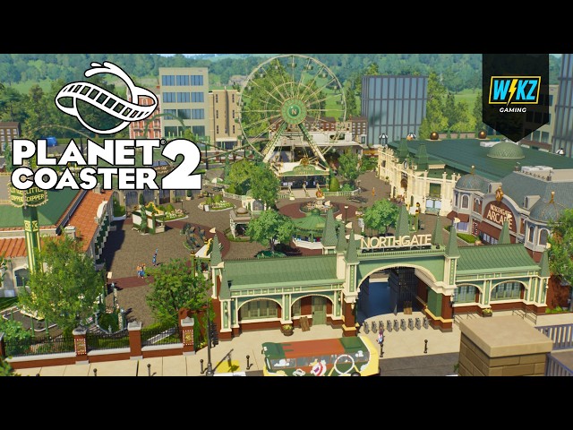 My City Theme Park Is FINISHED! | Northgate Park Tour  | Planet Coaster 2
