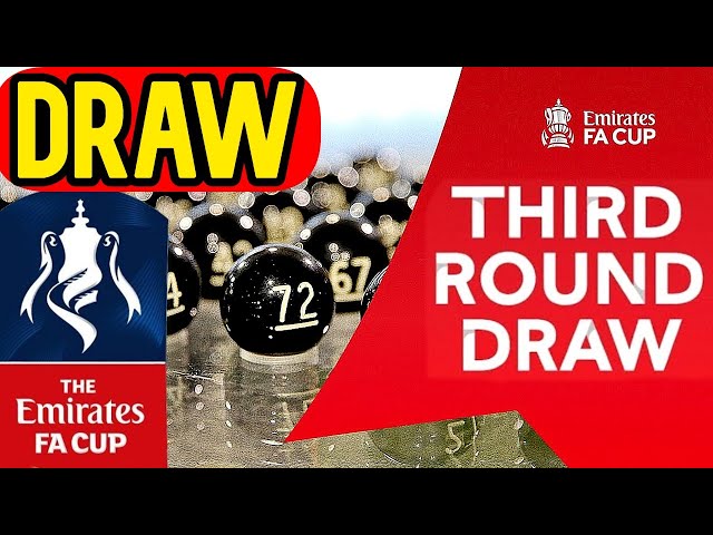 FA CUP ROUND 3 DRAW WATCH ALONG