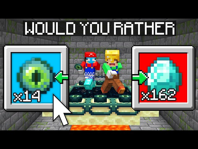 Minecraft Would You Rather Race...