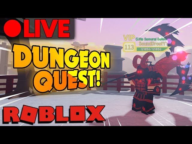 ⚔️ Grinding in Dungeon Quest (FINISHED STREAM)