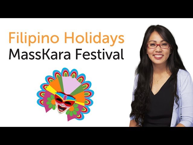 Learn Filipino Holidays - MassKara Festival