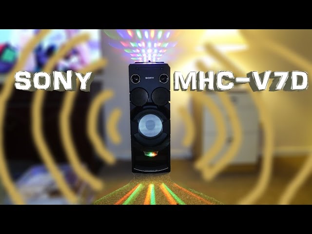 Sony MHC-V7D Unboxing - 4K