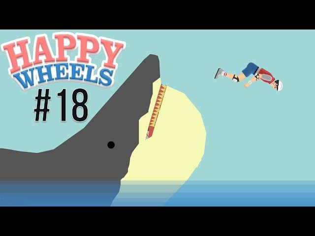 Happy Wheels - Part 18 SHARK ATTACK