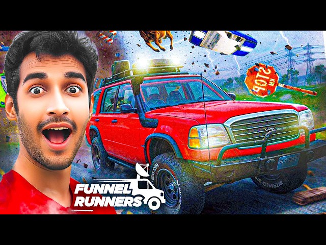 I Escaped A Tornado AGAIN… Funnel Runners