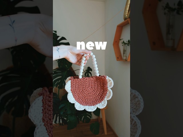 Need a cute #crochet summer bag pattern? I‘ve got you!✨ #diy #crochetpattern #handmadebag
