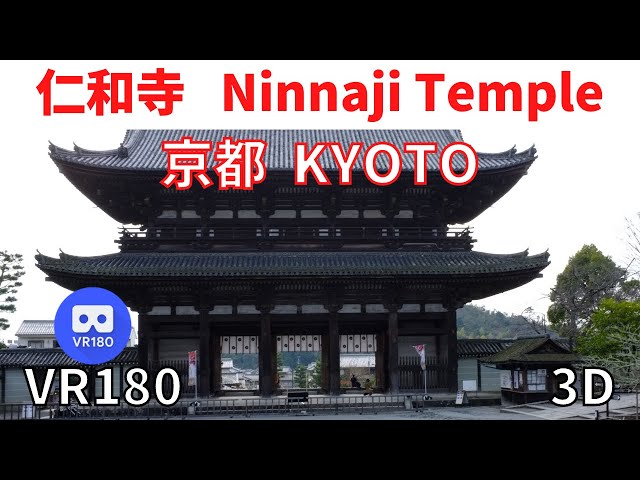 VR180  Japan KYOTO Ninnaji Temple 京都 仁和寺 01