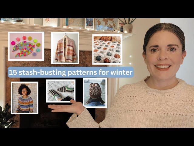 15 yarn stash-busting patterns for winter 2025 | Knit and crochet