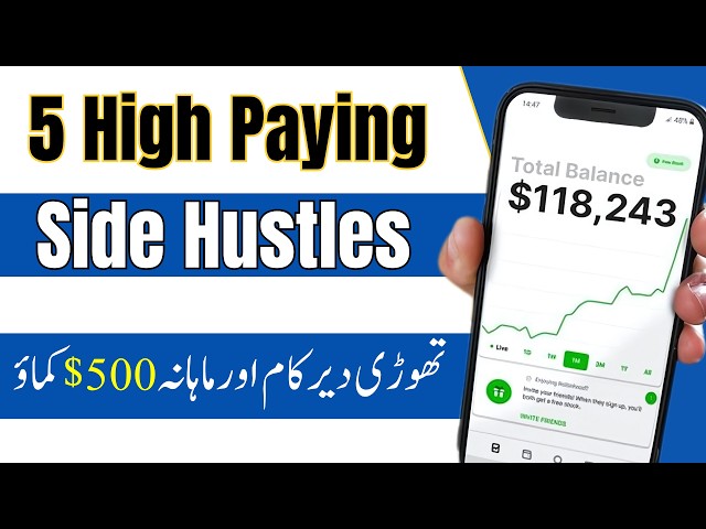 5 Side Hustles You Can't Ignore in 2025 | High Income Side Hustles 🔥
