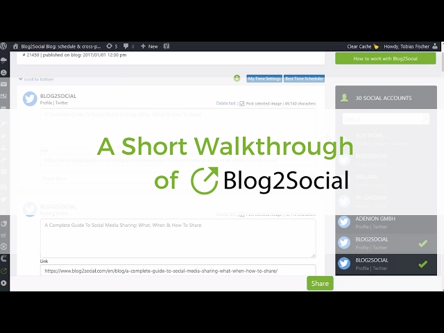 Social Media Automation: How to Automatically Share and Schedule Your Blog Posts with Blog2Social