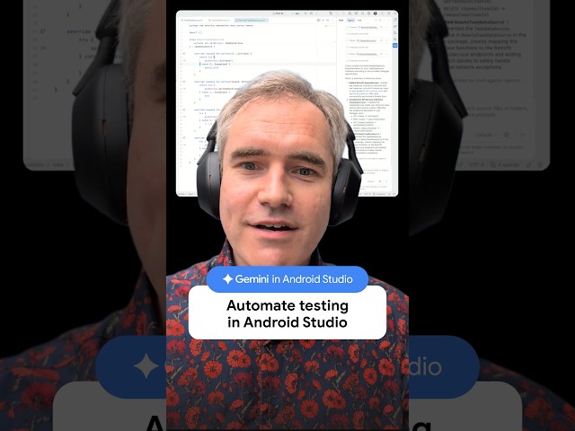 Automating test generation with Gemini in Android Studio