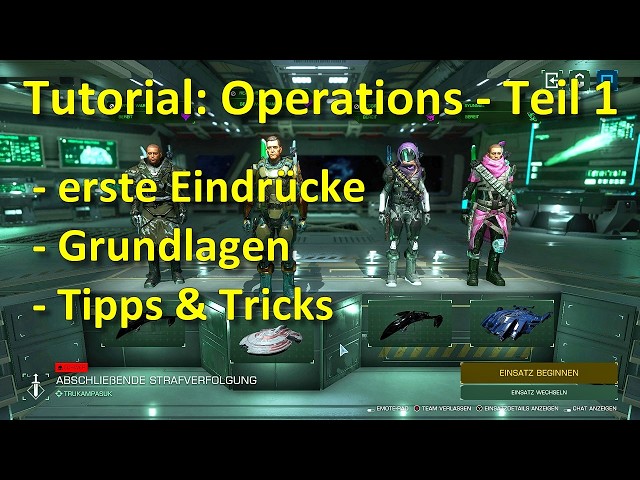 Elite Dangerous Odyssey: LP#028 - Tutorial - Operations - Part 1 - Basics - Tips & Tricks - and m...