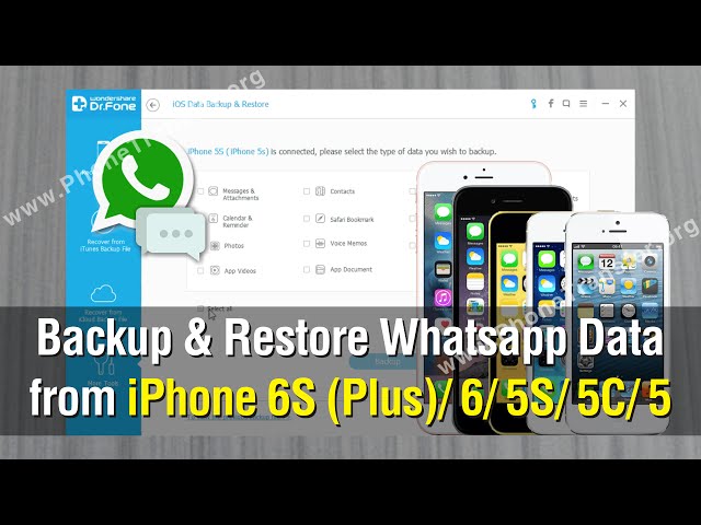 How to Backup & Restore WhatsApp Data from iPhone 7 Plus/6S/6/5S/5C/5 Easily