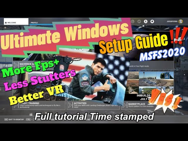 Msfs2020* Gain More Fps & Better Performance* Best Windows Optimization guide-See what your missing