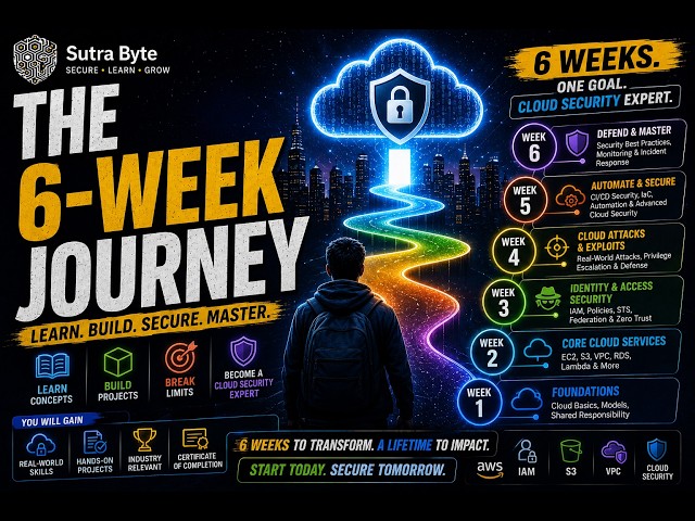 How to Learn Cloud Security in 6 Weeks | Complete Roadmap