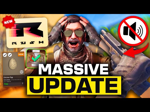 HUGE CS2 Update: Silent Reloads, New 3v3 Mode & Premier Changes