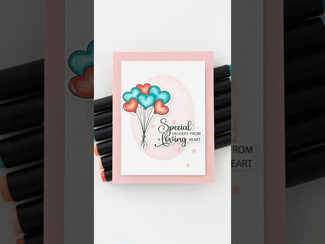Color A Handmade Hug with Mindy Eggen! #scrapbookandcardstoday #alcoholmarkers #cardmaking