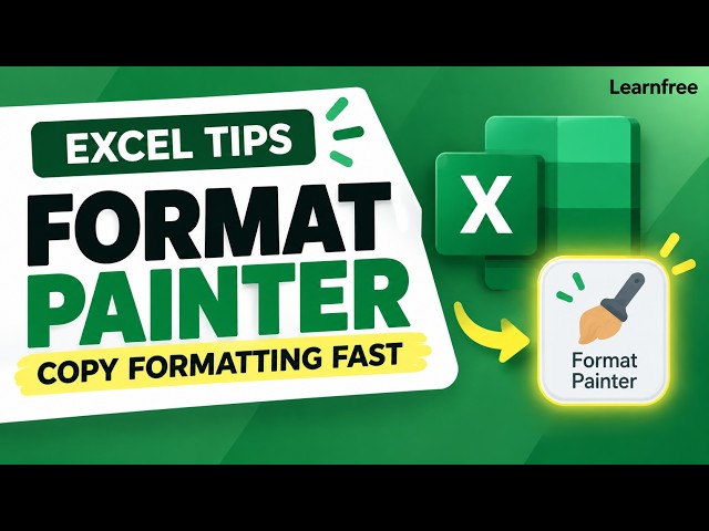 Excel Format Painter Explained: Copy Formatting in Seconds