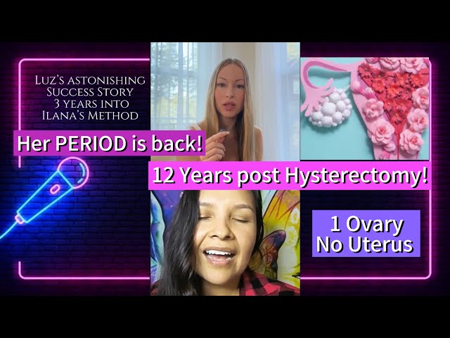 No Uterus. One Ovary. Full Cycle Returns! Post Hysterectomy…