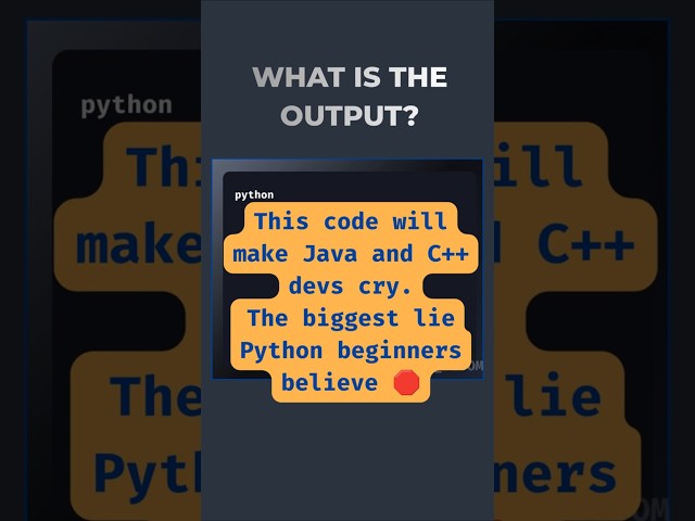 Are Python Type Hints Completely Fake?! 🤯#pythoninterviewquestions #pythonprogramming #python