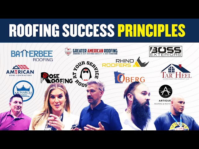 Roofing Success Principles To Learn From & Grow