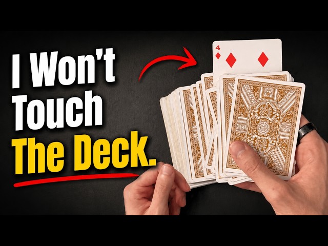 This Card Trick Uses NO SLEIGHT OF HAND?! (No Setup) | Tutorial