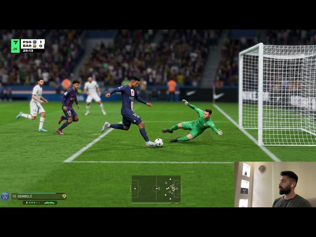 Lost 2-1 But This Was WAR 😤⚽ | PSG vs Barcelona FC 26🔥 #FC26 #PSG #Barcelona #FIFA #shorts #football