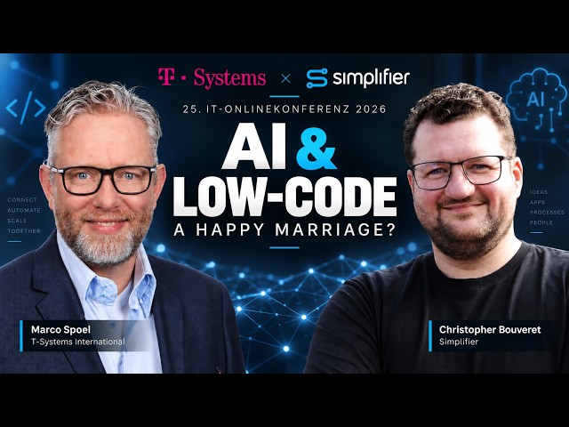 AI & Low-Code: A Happy Marriage? | T-Systems & Simplifier