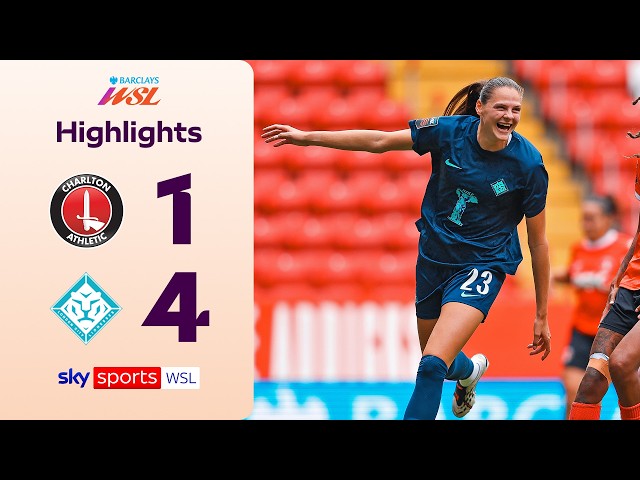 Goodwin scores double as LCL dominates! 🔥 | Charlton 1-4 London City | WSL Highlights