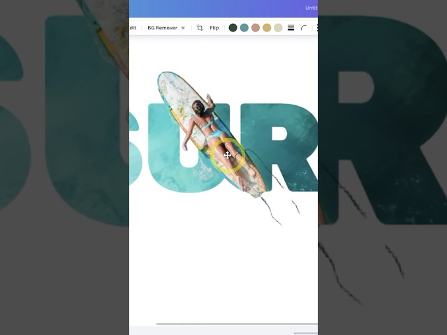 3D Text Effect in Canva #canvavideo #canva #canvatutorial #canvadesign #canvatips #canvatexteffect