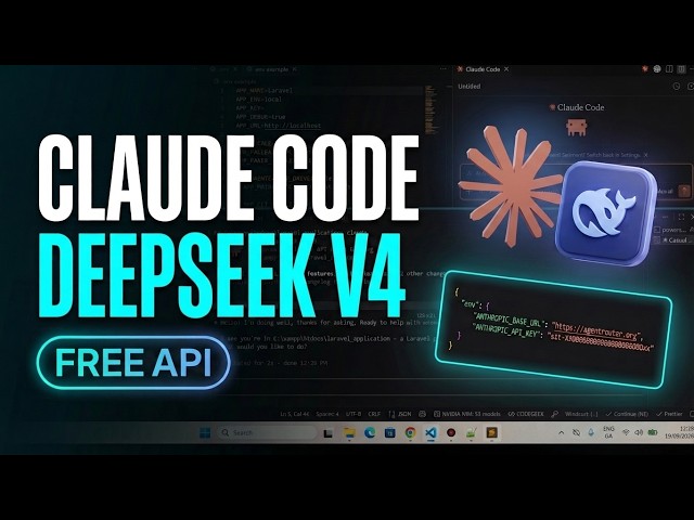 Claude Code + DeepSeek V4 Flash | Complete FREE API Setup