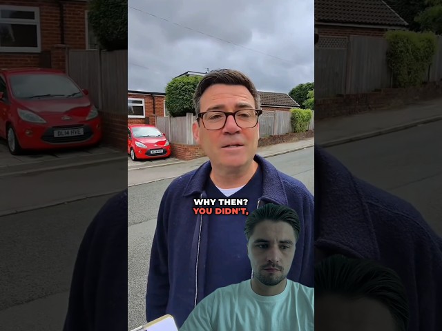 Andy Burnham CONFRONTED On Grooming Gang Cover Up!