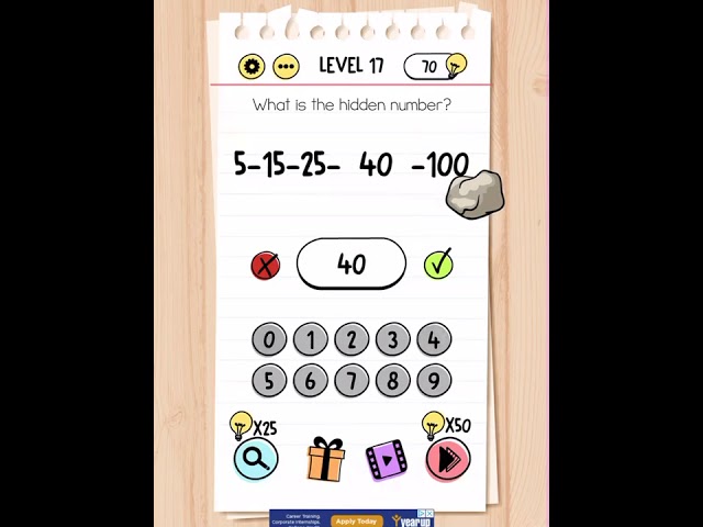 Brain Test Level 17