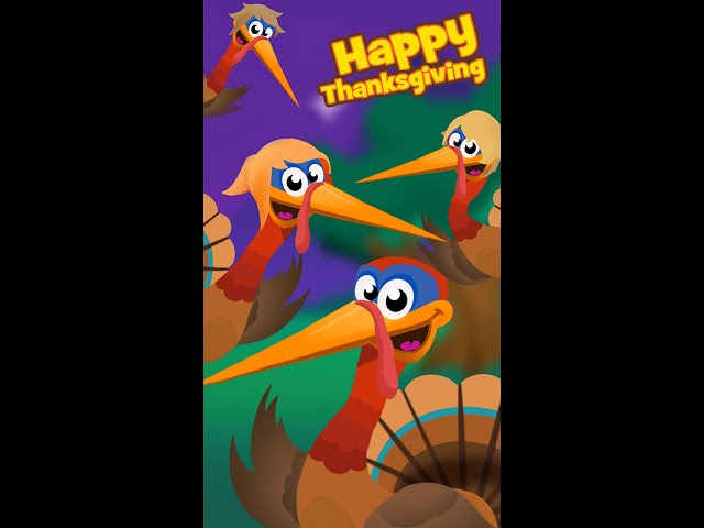 TURKEY DANCE in PLAYSPACE!! Turkey Adley, Niko, & Navey show off their Thanksgiving Moves! #shorts