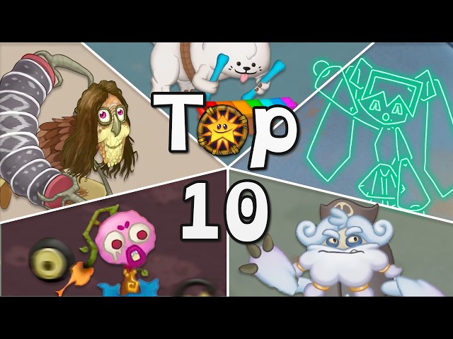 Top 10 NEW LEGENDARY Monsters! (My Singing Monsters)