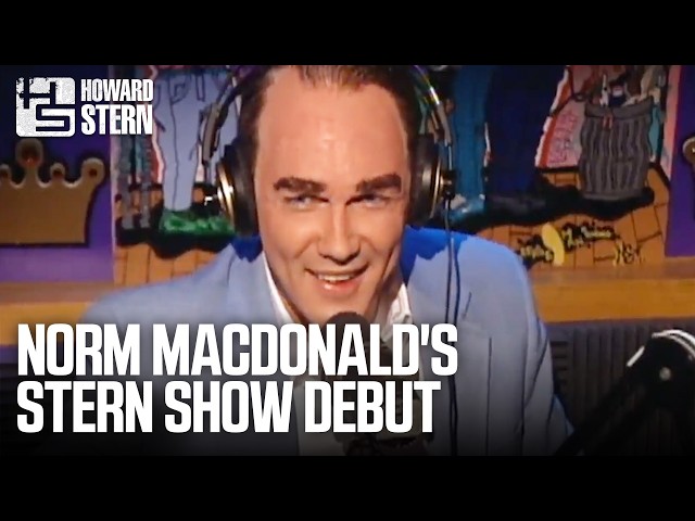 Norm Macdonald’s Stern Show Debut (1996)