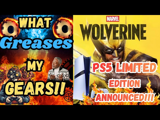 🔥🚨BREAKING! PS5 Limited Edition Wolverine Console and Controllers Announced!!