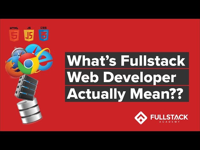 Fullstack Developer - How to Become One, Why, T-shaped People and... What Even is a Stack?